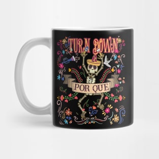 Turn down porque   funny taco music pun Mug